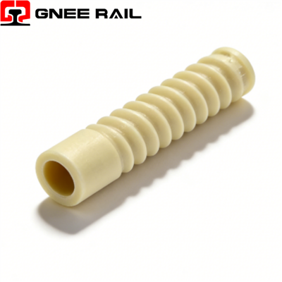 Railway Plastik Dowels Pou Spike Screw Rail